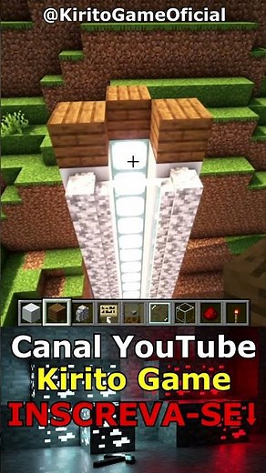 Como construir um ELEVADOR DE ÁGUA COMPACTO totalmente AUTOMÁTICO e fácil de fazer no MINECRAFT!!
