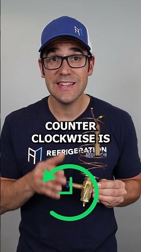 Taking an refrigeration test that has CW and CCW