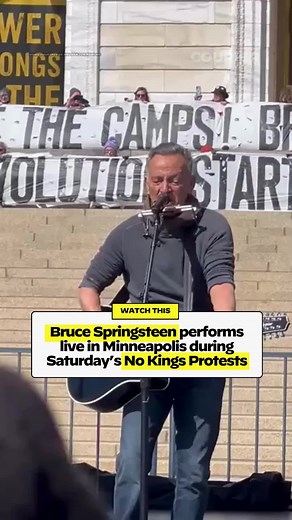 Bruce Springsteen - Streets of Minneapolis (Live at No Kings Protest)