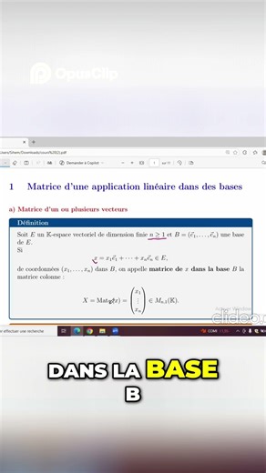 [PREPA 1 - 2025 / 2026] [Algèbre] Matrices et Applications Linéaires