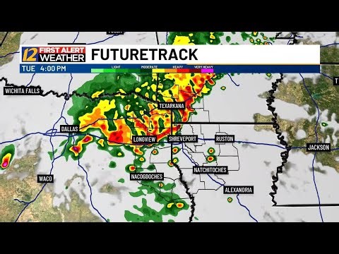 STORMY Weather Expected Tuesday Afternoon/Evening, Rain Chances DECREASING Wednesday