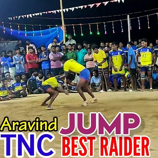 TNC ....ARVIND Best RAIDER.....Vara Lavel JUMP.