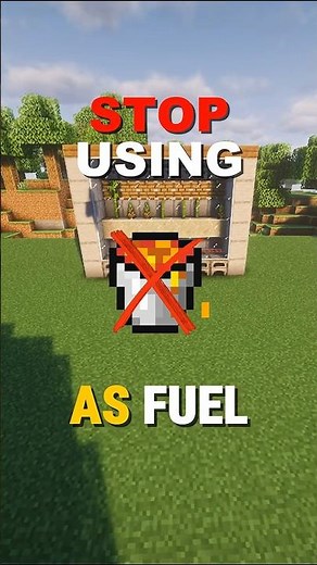 Stop Using Lava as Fuel… Build This Bamboo Farm Instead! 🔥🌿 (Minecraft)| #minecraft #shorts #gaming