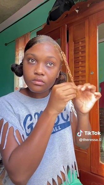 Easy Natural Hairstyle Tutorial for Jamaican Hair