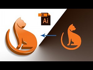 Convert any logo to 3d in illustrator | 3d glossy logo tutorial | Adobe Illustrator Tutorial