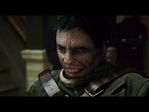 The Wolfman (2010) scene, Lawrence transforms into a werewolf and escapes from Lambeth Hospital