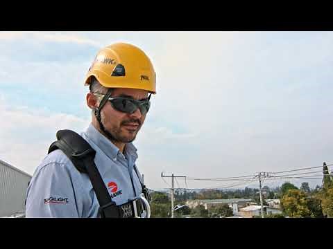 Accidente real caída a 9 metros de altura