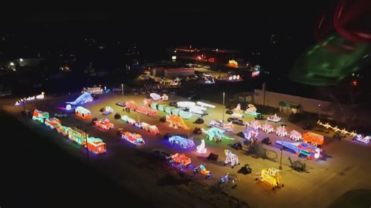 The Parade of Lights takes to the streets of East Peoria