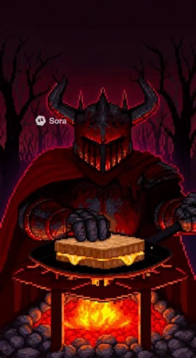 Grilled cheese #RedKnightAsmr #asmr #cooking #darkfantasy #fantasy