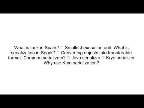Apache Spark Interview Questions and Answers (Beginner to Advanced)