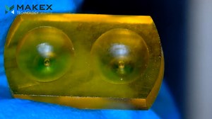 高精带微管道件，DLP 3D打印