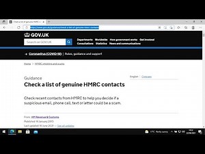 How to Check If Contact from HMRC is Genuine