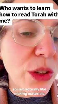 Learn with me how to read Torah