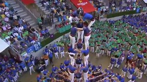 Los castillos humanos catalanes, una tradición del siglo XVIII que es Patrimonio de la Humanidad