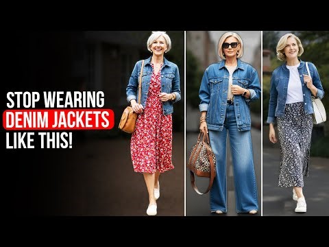 7 GENIUS Denim Jacket Styling Hacks to Look 10x More EXPENSIVE After 50