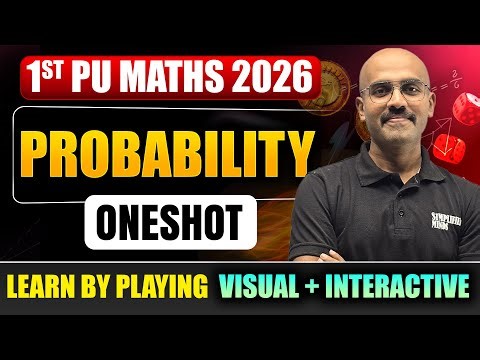 1st PU Maths | Probability Oneshot | SimplifiedMinds