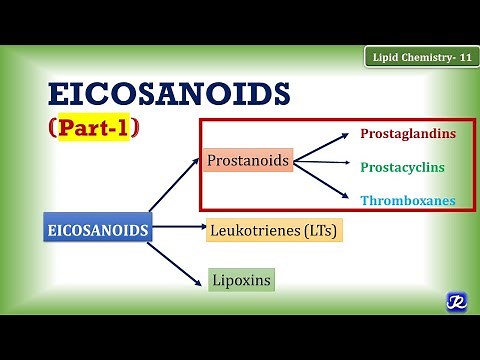 11: Eicosanoids Part -1: Prostanoids (Prostaglandin, Prostacyclin, Thromboxane) | Lipid Chemistry-11
