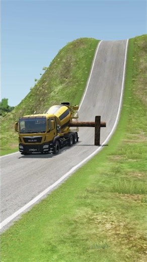 Cars vs Log Trap #150 - BeamNG Drive