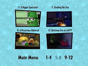 VeggieTales: The Star of Christmas 10th Anniversary DVD Menu (Second Chapters Selection; FANMADE)