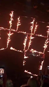 Insane visuals at Hi for David Guetta last night! | Ibiza Club News