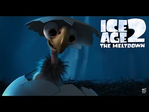 When Scrat Meets a Baby Hawk | Ice Age Funny Moment | Ice Age 2: The Meltdown [Movie Clip]