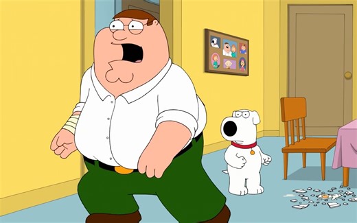 《恶搞之家》Brain咬人后野性回归，小可爱Peter遭受霸凌。。。