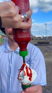 Asking people to if they want Flying Goose on their lunch... Who was the bravest? 👀 🍦 | Sriracha - Flying Goose Brand