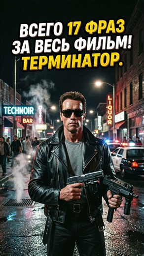 Терминатор: всего 17 фраз за фильм! / Terminator: Only 17 lines!