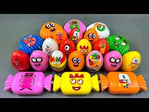 Numberblocks Make Rainbow Slime! DIY Challenge with Clay & Slime Mixing! Satisfying ASMR