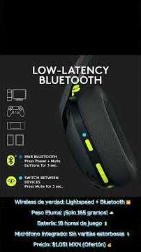 ¡Logitech está LOCO! 🤯 Los audífonos inalámbricos que HUMILLAN a los caros G435 #gaming