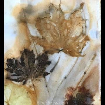 How to Eco Print or Eco Dye on Paper using Leaves and Flowers