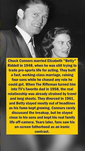 Chuck Connors’ Marriage Before Fame