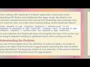 Resolving TypeScript Errors in React Testing: AnyAction and redux-thunk Integration