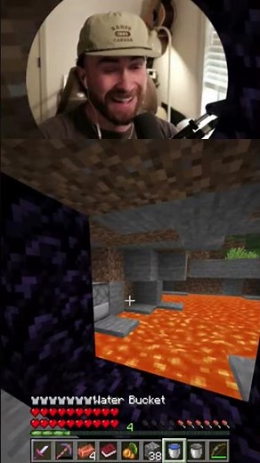 I Tried to Speedrun my First Nether Portal😂 #minecraft