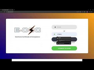 Electronic Certificate of Compliance Training