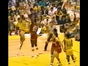 1980 NBA FINALS GAME 1 PHI @ LAL