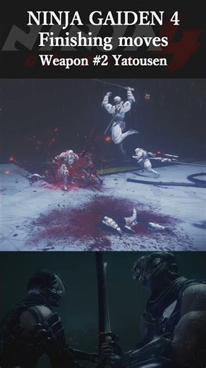 NNJA GAIDEN 4 Finishing moves Weapon #2 Yatousen
