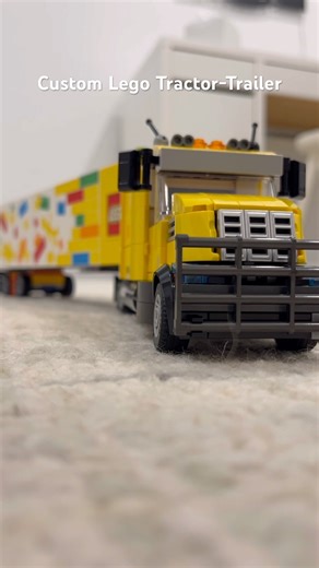 Lego semi truck #lego #america #automobile