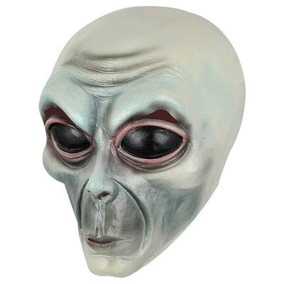 Realistic Alien Mask Latex Martian Halloween Cosplay Headgear Full Head Mask | eBay