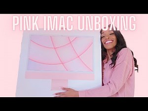 PINK iMAC UNBOXING | m1 24" 2021