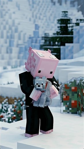 POV: You find a frozen wolf in the woods🐺❄️