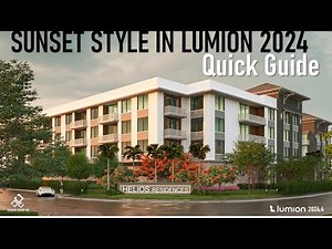 Sunset Style in Lumion 2024 – Quick Guide 🎨🌅