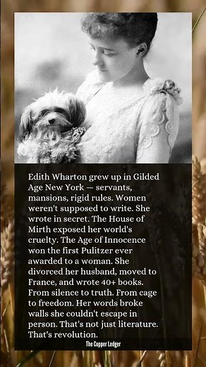 She was born into a gilded cage. She wrote her way out became the first woman to win the Pulitzer