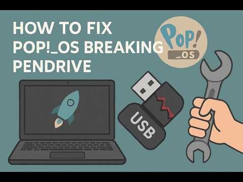 How to fix pendrive issue after installing bootable POP OS (Solved)