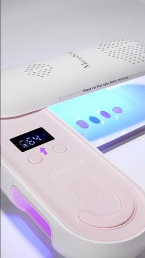 Can this nail lamp cure all your gels? Let’s test it 👀⚡#melodysusie #nails #nailart #nailtech