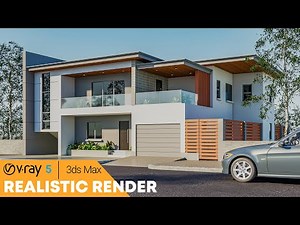 Realistic Exterior Rendering In 3Ds Max Vray 5 | Photorealistic Rendering Vray 5