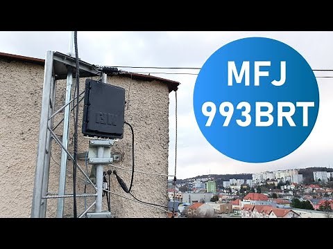 MFJ-993BRT Remote 300W automatic antenna tuner installation