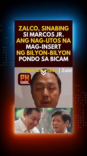 ZALCO, SINABING SI MARCOS JR. ANG NAG-UTOS #ZaldyCo #PBBM #Romualdez #MarcosJr #SenateHearing #Duterte #reelsvideoシ #reelsfypシ #Philippines #MartinRomualdez | PH VIRAL