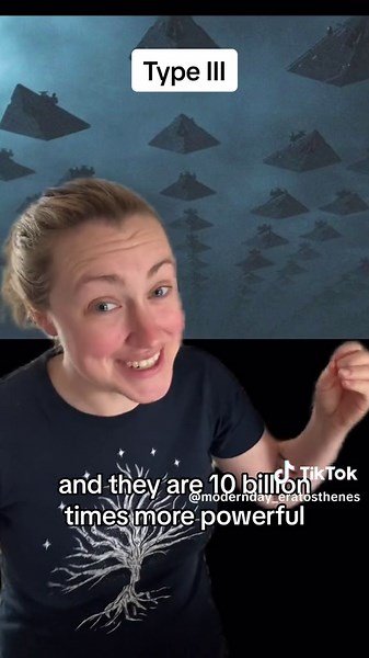 Replying to @Annie Orrantia McPhe pew pew #stem Sources: 1. “The Kardashev scale” – Space (dot com) 2. “Physics of the Impossible” – Michio Kaku