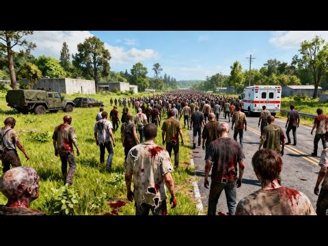Trapped In A Crumbling City! Survive Amidst the overwhelming density of zombies - ArmA 3 zombies